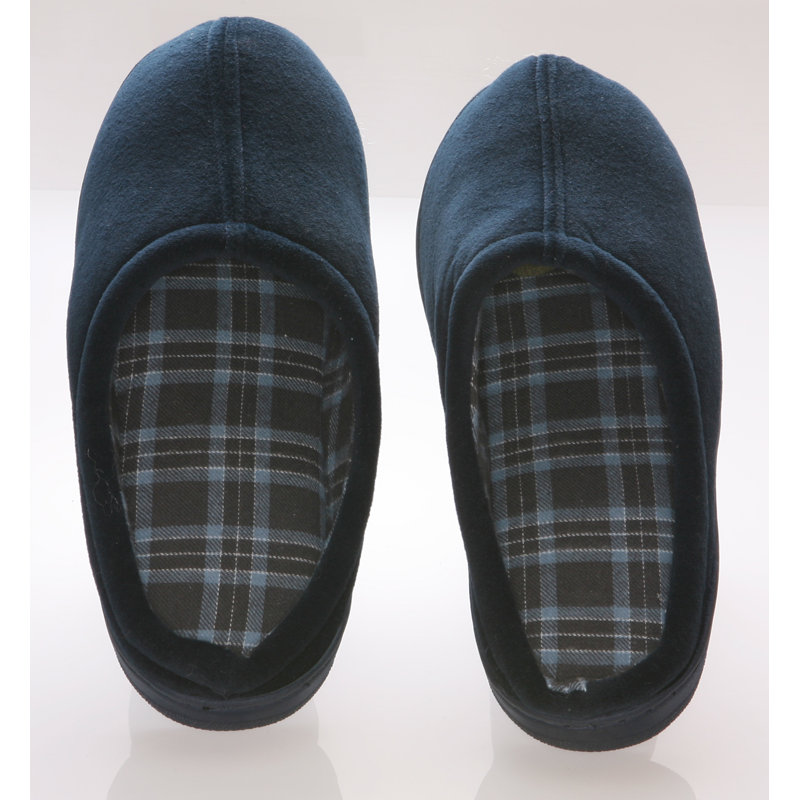 Deluxe Comfort Male's Memory Foam Slippers Wayfair